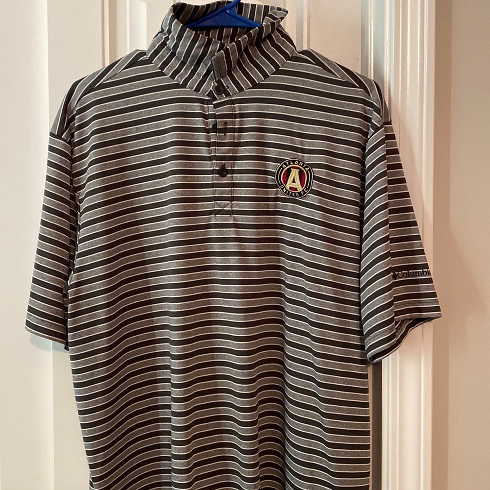 Grey XL Atlanta United Columbia polo
